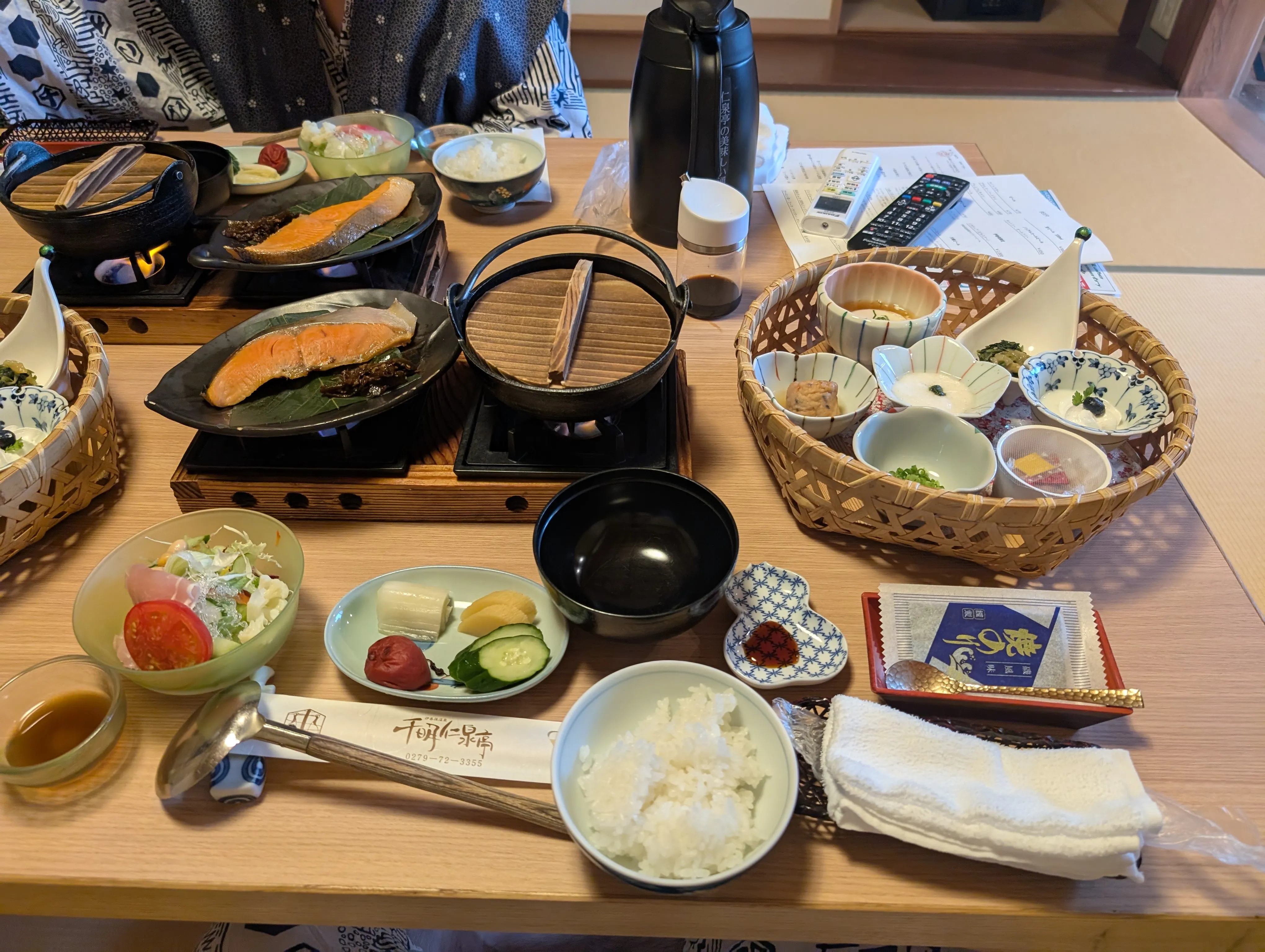 旅館の朝食
